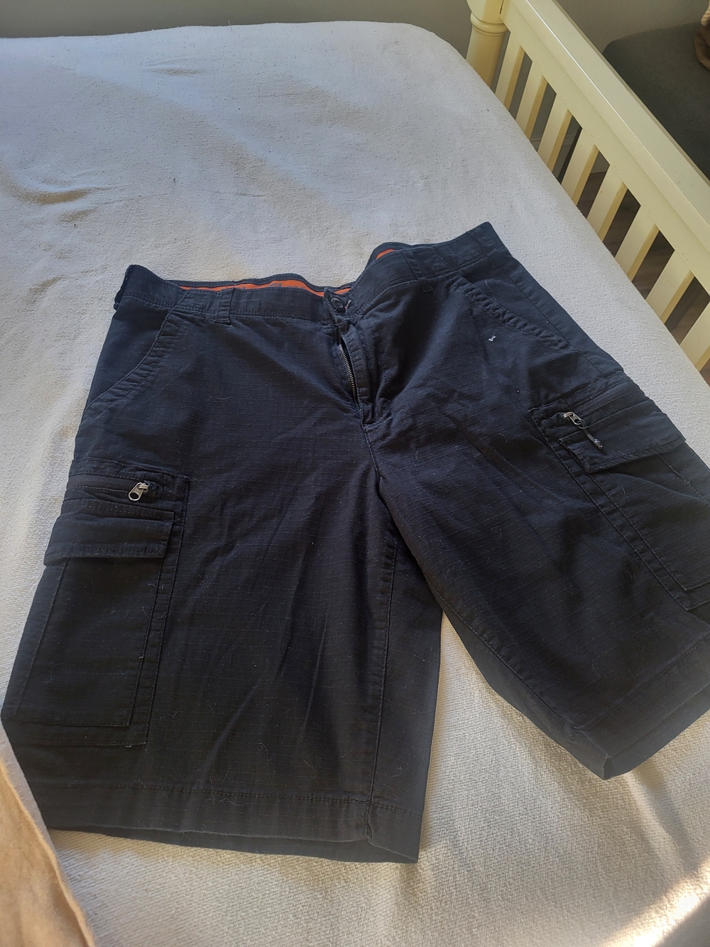 urban pipeline Black and Orange UltraFlex Waistband Shorts